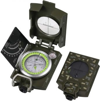 Proster Multifunctional Waterproof Professional Navigation Compass Clinometer (TL460)