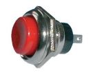 Push-button switch OFF-(ON)  (rounded) large - red