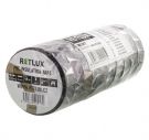 PVC insulating tape 15 / 10m RETLUX RIT 017 10pcs black