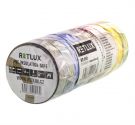 Insulation tape PVC 15 / 10m RETLUX RIT 010 10pcs mix of colors