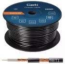 Geti Coaxial cable 125CU PE, outdoor (100m reel)