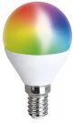 SOLIGHT Smart WiFi bulb LED miniglobe E14 5W RGB works with Wifi Amazon echo, Google Home (WZ432)