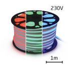 LED neon tube 230V, 5050, 60LED / m IP67, 14,4W / m RGB (1 meter)