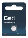 GETI alkaline Battery LR44 (AG13) 1pcs