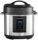 CROCKPOT USA Stainless steel Slow cooker 5.6L / 100W, 4 cooking modes, 8 automatic programs (CSC051X)