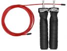 SPOKEY PUMP PRO Skiping rope  with weights red (929932)