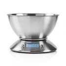 NEDIS KASC111SI Digital Kitchen scale with temperature - 1gr/5kg Inox