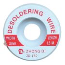 Desoldering wire 2mm/1.5m (6550020)