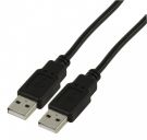 DeTech Καλώδιο USB2.0-A Αρσενικό σε USB2.0-Α Αρσενικό 1.5m (18034) 