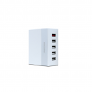 Network charger, Remax RU-U1,5V 5.2A, 5xUSB, without cable, White  - 14823