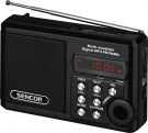 SENCOR SRD 2215 Portable PLL Radio (Black)