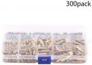 ARCELI M3 Brass Hex Column Standoff Spacer Screw Nut Assortment Kit with Box (300pcs)