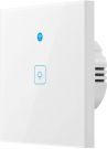 Alexa Touch Light Switch Glass, 1 Way, Switch Panel 86 mm, Works with Alexa and Google Home (White)