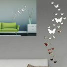 Butterfly Combination 3D Mirror Wall Stickers Home Decoration 30 pcs (Acrylic) 