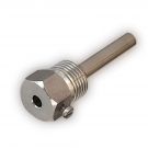 Diving Sleeve Stainless Steel G 1/2 Inch for Temperature Sensor Installation Length 50 mm 