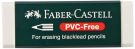 Faber Castell Eraser 7081 N PVC-Free Plastic White 