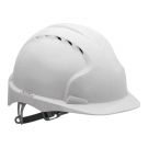 EVO2 Safety Helmet with Slip Ratchet /Vented (White)