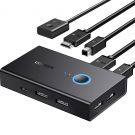 UGREEN HDMI 2.0 KVM Switch USB HDMI KVM Switch 4K @ 60Hz with Desktop Control for 2 PC Share 1 HDMI 