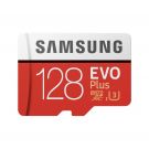 Samsung 128 GB 100 MB/s Class 10 U3 Memory Evo Plus MicroSD card with Adapter 