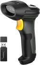 Inateck Wireless Barcode Scanner 1D, Bluetooth, 400M 2600mAh Battery Scan Screen Barcodes (Pro 7) 