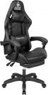 Krüger&Matz Warrior Gaming Chair PVC, PU Leather Black 