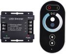 QYHOME RF Touch Remote Control Dimmer Control PWM up to 18A Controller for LED Strip 12/24V DC