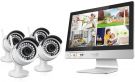 IGET  Homeguard Wireless HD CCTV Kit-4 Channel + 4 Cameras Security, White (HGNVK49004)