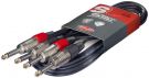 Stagg 6m 2x Jack Twin Cable (STC6P)