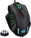 Redragon Laser Wired Gaming Mouse Impact RGB LED MMO /12.400 dpi High Precision ,18 Programmable Mouse Buttons (M908)