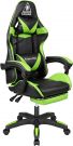 Krüger&Matz Warrior Gaming Chair PVC PU Leather Black, Green