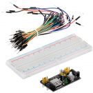 MB102 Breadboard Kit with Power Supply and 830 Connectors