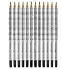 Faber-Castell Blacklead Pencil With Eraser (HB) GRIP 2001 (pack of 12) 