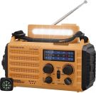 Portable Solar Radio, Emergency Radio with Crank, Dynamo Weather AM/FM/SW Radio,5000mAh Rechargeable Powerbank