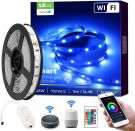 Smart LED Strip, WiFi 5050 LED with Remote control 5 m, Compatible with Alexa, Google Home