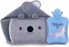 Hot Water Bottle with Cover with Soft Plush Hand Warmer 900ml