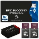 Blockard TÜV-Tested for RFID Blocking NFC Cases for Credit Card Passport (pack of 12) (KB-RB-300C)
