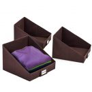 Umi 3 folding boxes for easy clothes storage 