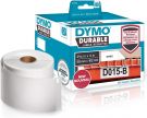 Dymo 1933088 LW High Performance Industrial Labels (for LabelWriter Label Printer, White Polyester, 59mm x 102mm) Roll with 300 Labels 