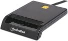 Manhattan 102049 Smart Card Reader USB External (Black)