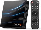 TICTID Android 10.0 Smart TV Box D1 Pro 4GB RAM 64 GB ROM CPU RK3318 64 Bit / Dual WiFi 2.4 / 5G + 100 MB LAN Android Dolby