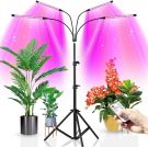 Led Grow Lamp with Tripod 80 Leds for indoor plants adjustable tripod 40-120cm timing 4/8/12H