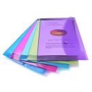 Rapesco 0688 Popper Wallet A4 Foolscap Assorted Colours Pack of 5 