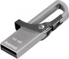 Hama FlashPen Hook Style 64 GB 15 MB/s USB 2.0 (Grey) 
