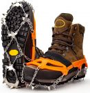 ‎Alpen Bears Professional anti-slip shoe claws for snow and ice with 19 spikes, 42-48 size shoes