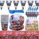 Roblox Game Set Birthday Party Decoration for 10 guests (62pcs)