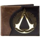 Assassins Creed Live By The Creed Brown ID & Card Bi-Fold Wallet 