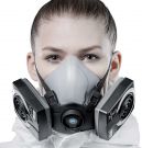 SolidWork Half Respirator Mask Reusable Against Gases, Vapours and Particles