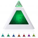 Ψηφιακό Ξυπνητήρι Θερμόμετρο 7 Χρωμάτων C/F (515)