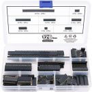 120 Pieces Kit of 2.54 mm Straight Single Row Board Female Pin Header Socket Connector Strip for Arduino Prototype Shield (Single Row) 