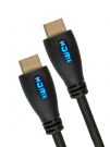 BRAIDED ULTRA HD HDMI CABLE V2.0 WITH LED LIGHT HIGH SPEED HDTV 2160P 4K 3D 3 METER (BLUE LIGHT)